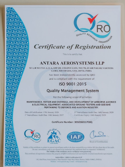 ISO 9001:2015 Certificate